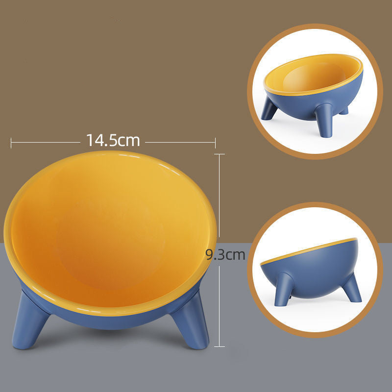 Raised and Angled Pet Food Bowl