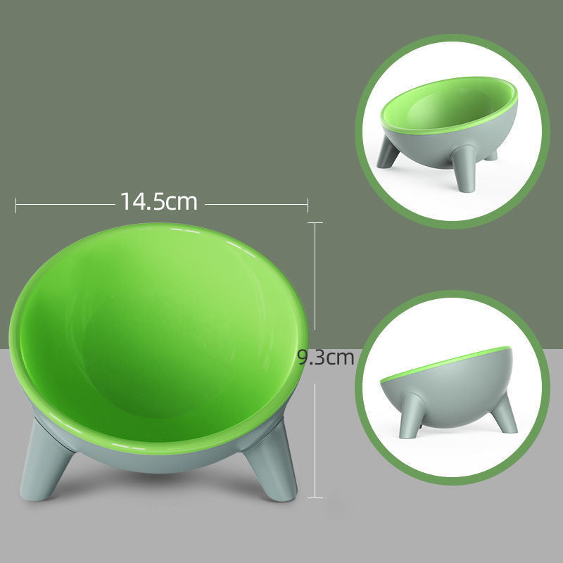 Raised and Angled Pet Food Bowl