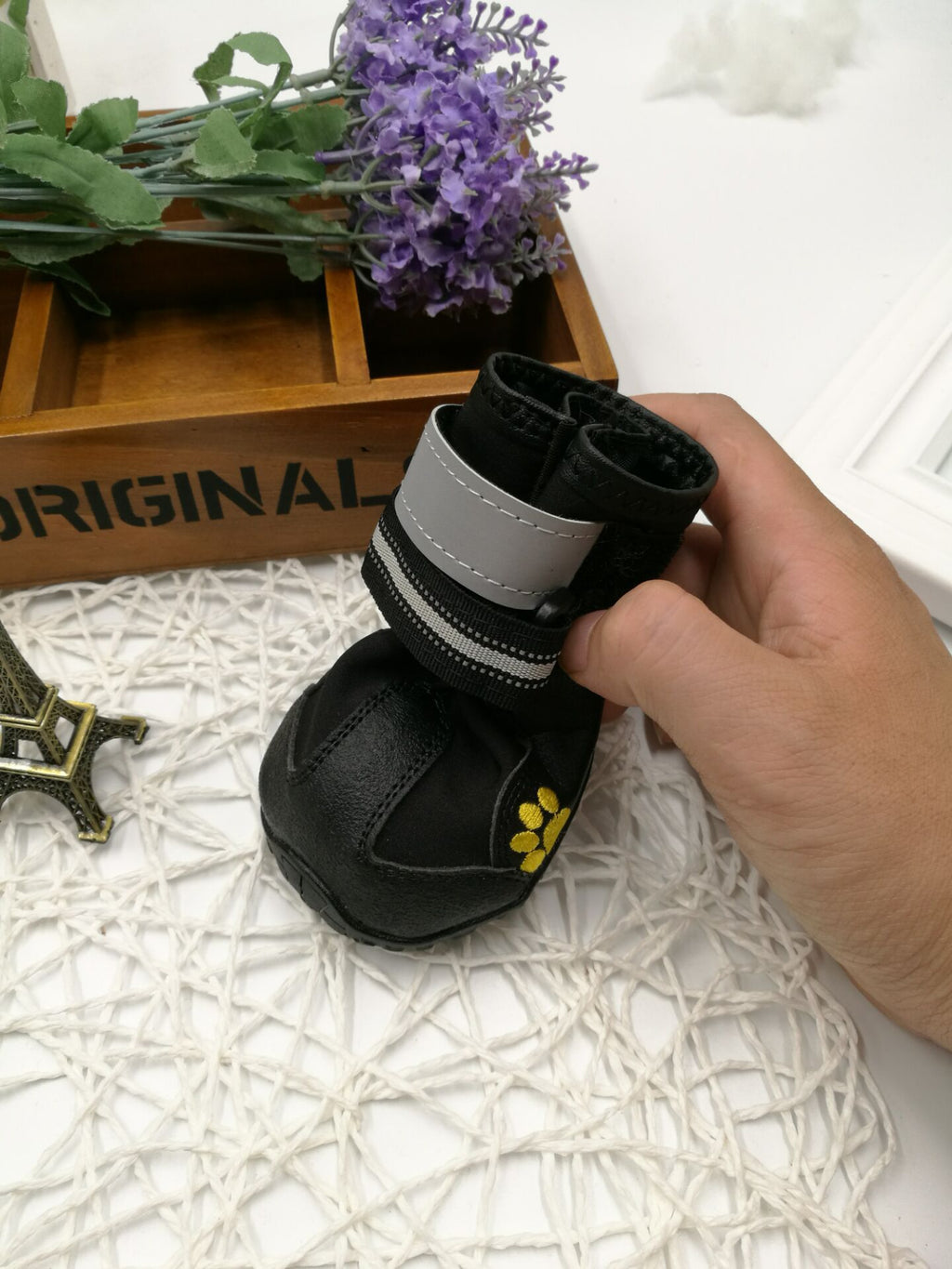 Waterproof Non-Slip Dog Shoes with Adjustable Strap