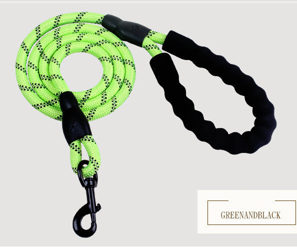5' Reflective Nylon Rope Dog Leash