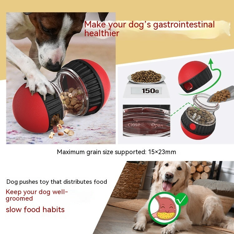 Interactive Food-Dispensing Dog Toy