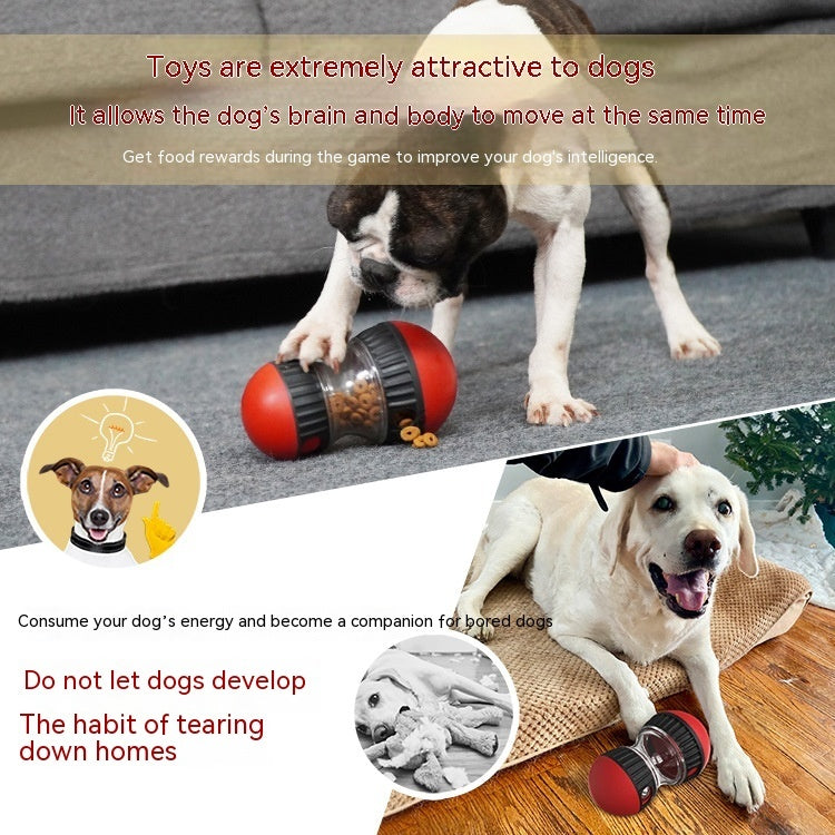 Interactive Food-Dispensing Dog Toy