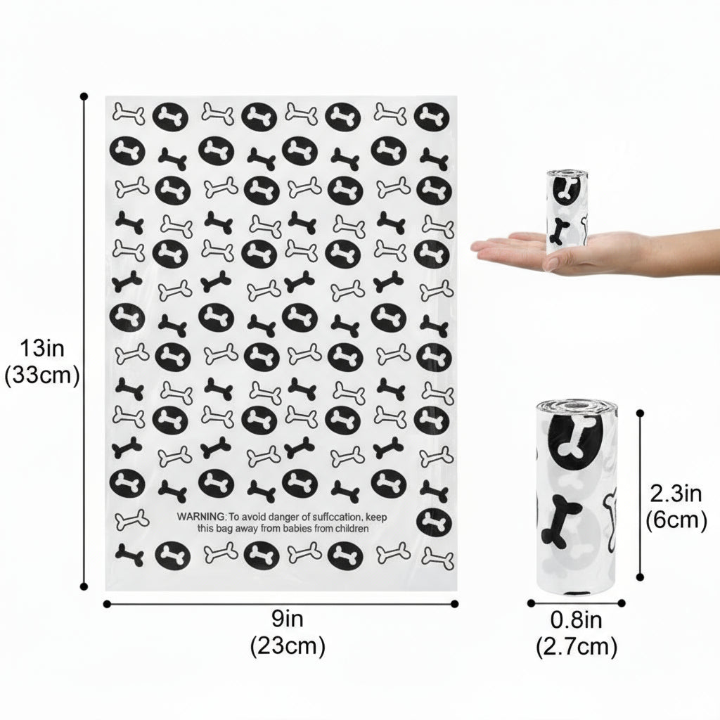 Pet Poop Bags with Dispenser