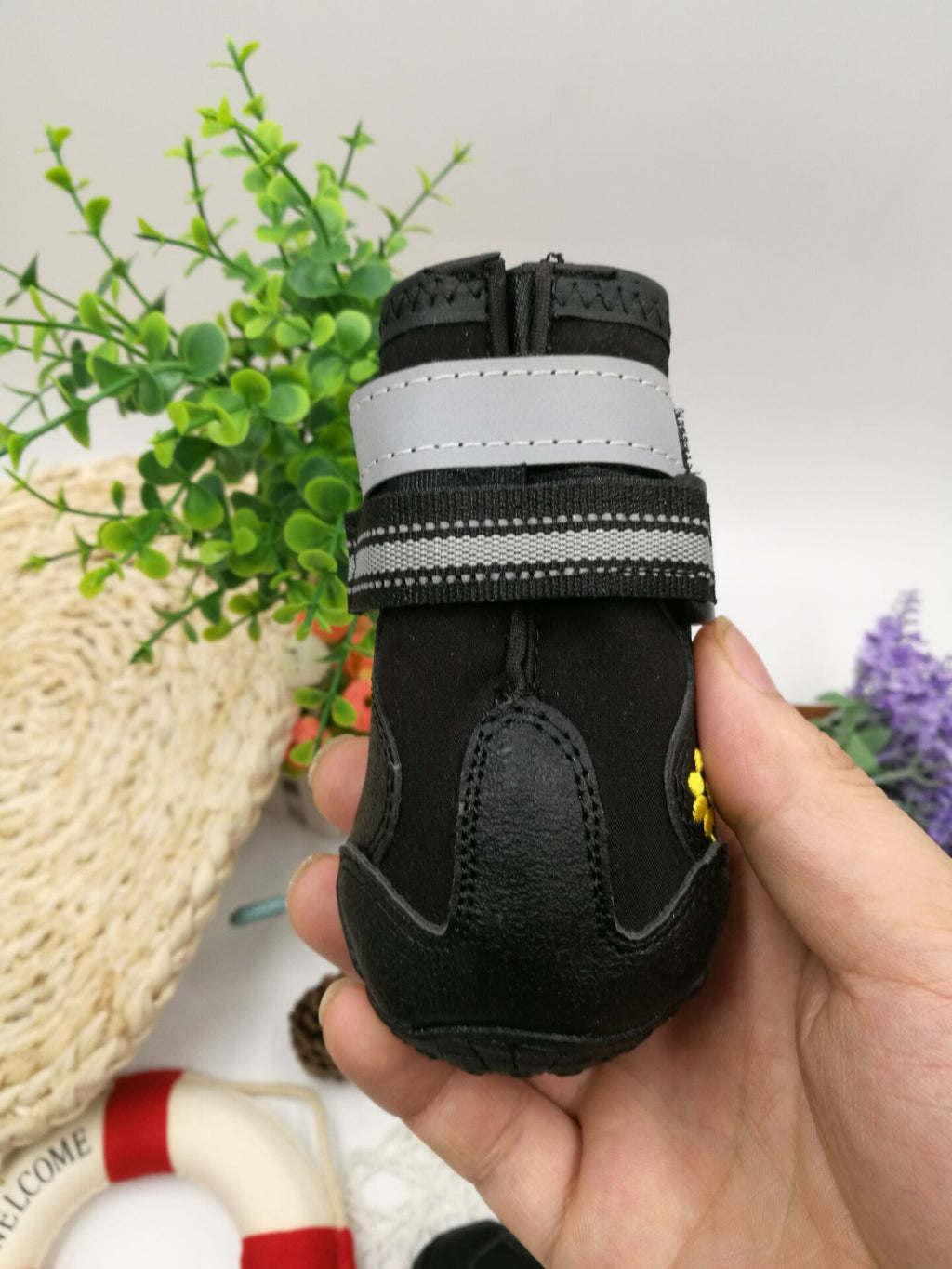 Waterproof Non-Slip Dog Shoes with Adjustable Strap