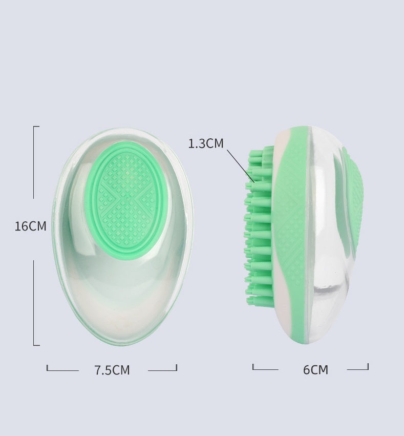 Soap-Dispensing Silicone Bath Scrubber
