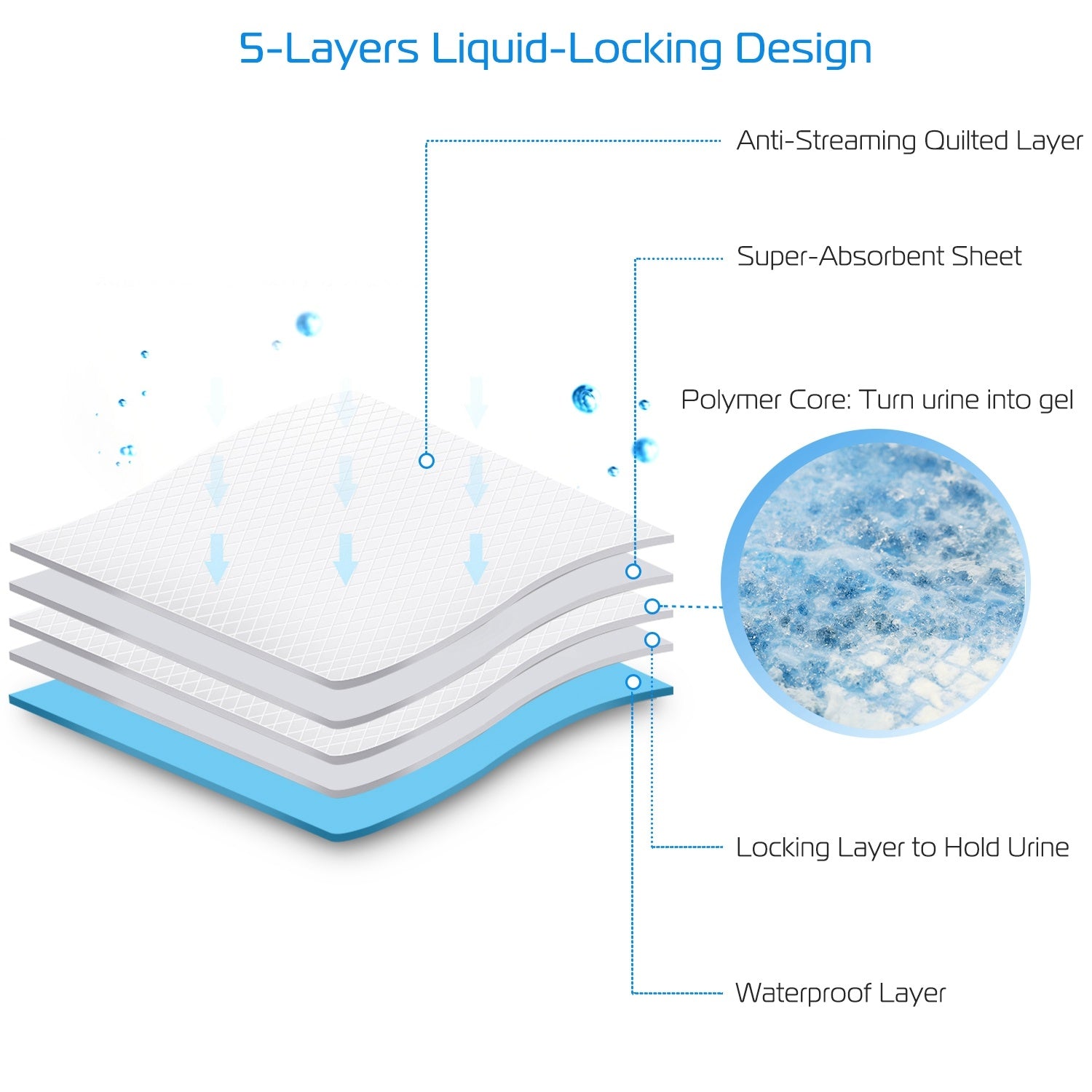 Training Potty Pads- 50 pack