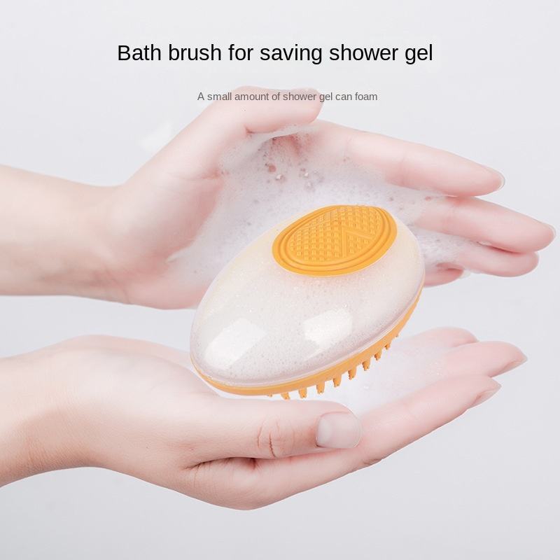 Soap-Dispensing Silicone Bath Scrubber