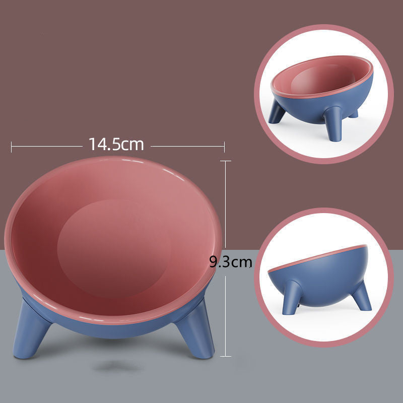 Raised and Angled Pet Food Bowl
