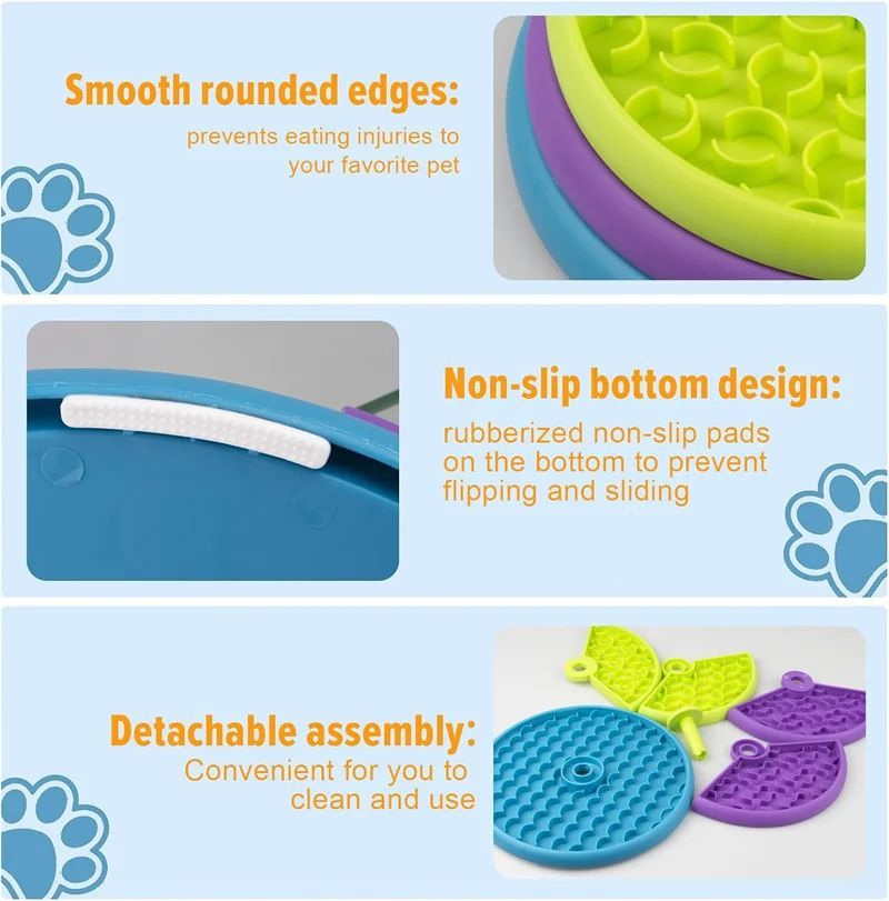 3-Layer Food Bowl for Fast Eaters