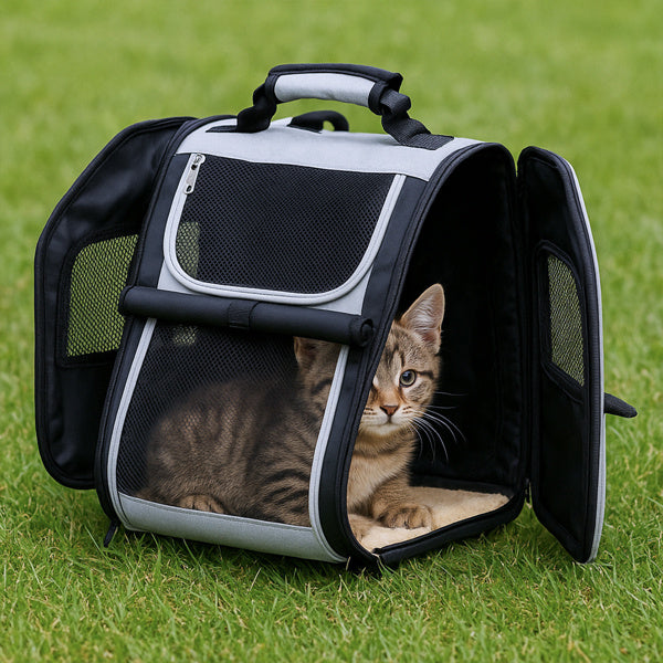 Expand-&-Roam Travel Backpack Carrier for Pets