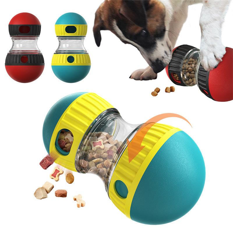Interactive Food-Dispensing Dog Toy